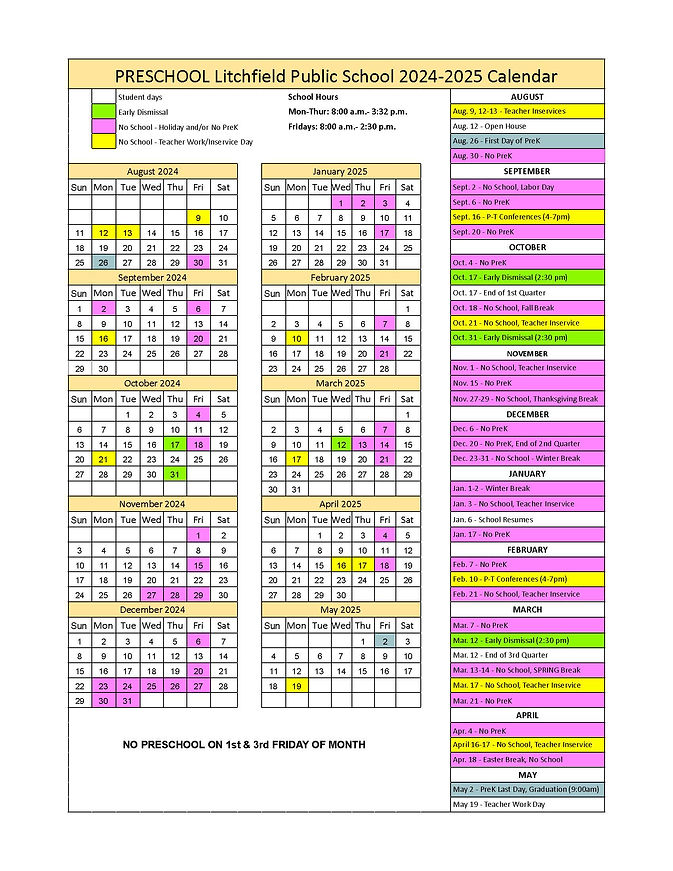 Current Annual Calendar lps1